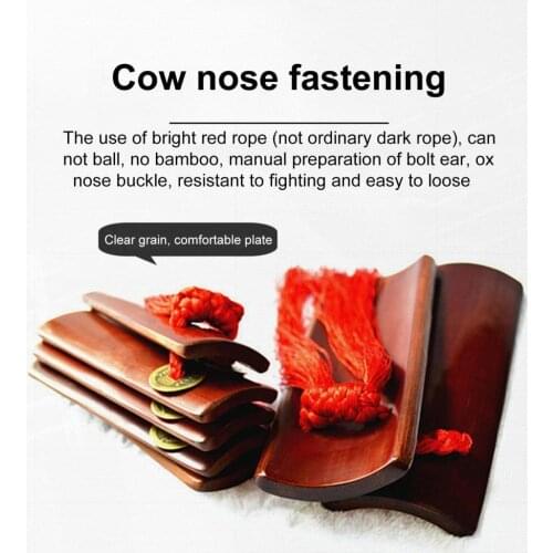 No Pilling Natural Vintage Chinese Kuaiban Instrument for Spring Festival