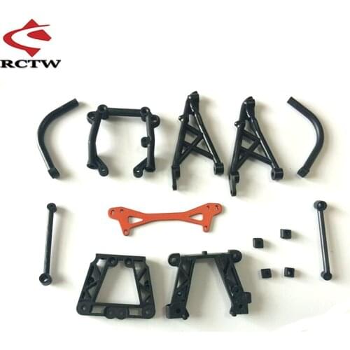 Plastic Rear End Parts/Bulkhead/Shock Tower/Shock Mount Plate for 1/5 HPI ROFUN BAHA Rovan Km Baja 5b SS Truck Rc Car Toys Parts