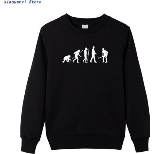 Casual popular Evolution Field Hockeyer Mens sweatshirts cotton male pullovers hot sell fashion O-Neck unisex hoodies