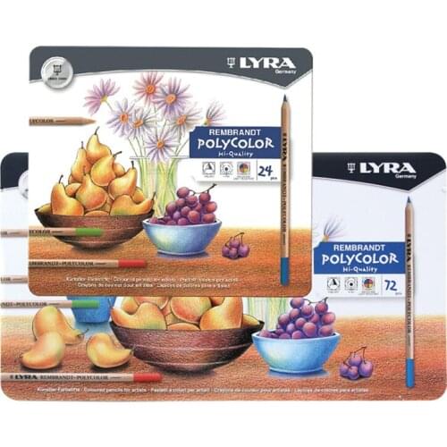 Profession 24/72 colors oily colored pencil set water-soluble colored pencil set gift box hand-painted school art supplies