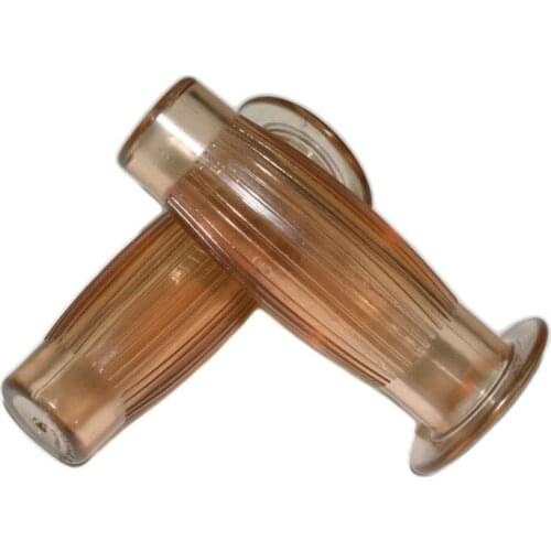 Rubber 7/8" 1" Handgrip Hand Grips Vintage Handlebar For Honda Suzuki Yamaha Ducati Harley Bobber Chopper Cafe Racer Universal