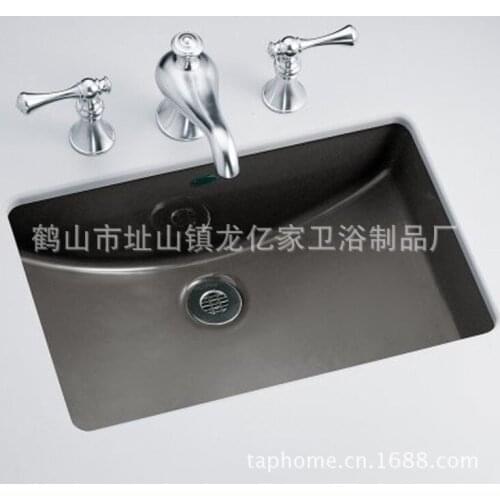 Matching ceramic mixing faucet basin taps all copper wire drawing three-hole basin mixer taps