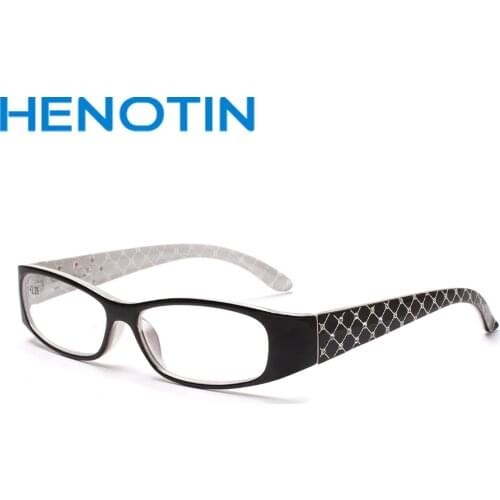 Stylish rectangular reading glasses, spring hinge, male and female readers glasses, diopter 0.5 1.75 2.0 3.0 4