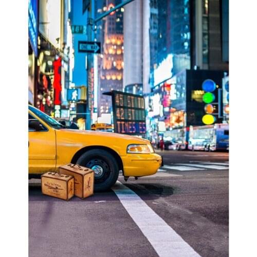 TR photographic background Cars street night city building backdrops kids children wedding photo studio backdrops prop 10ft*20ft