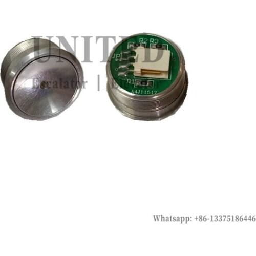 10pcs UNITED Elevator Button A4J11517 Explosion-Proof Button White Circle