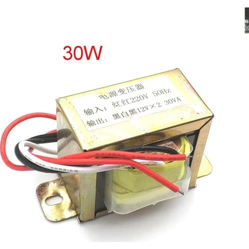 12V Transformer 30VA output dual AC12V-0-12V 30W for preamplifier board pre-amplifier board preamp amplifier