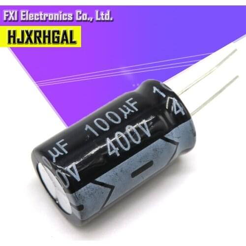 5PCS 400v100uf 18x31 400v 100uf 18*31 Electrolytic capa Electrolytic capacitor