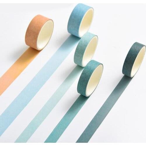 5pcs/set Washi Tape Set Paper Planner Masking Tape Stickers Adhesive Tapes Stickers Decorative Stationery designer Tape