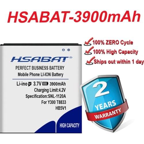 HSABAT HB5V1 3900mAh Battery For Huawei Honor Bee Y541 Y541-U02 Ascend W1 Y300 Y511 Y500 T8833 U8833 G350 Y535C Y516 Y336-U02