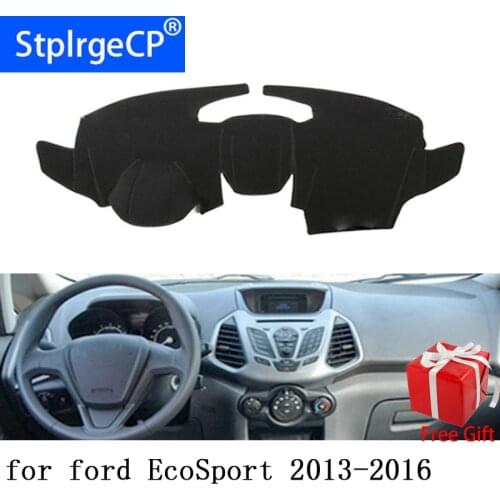 For Ford ecosport 2013 2014 215 2016 2017 Car Styling Dash Mat Dashmat Dashboard Sticker Cover Sun Shade Dash Board Cover Carpet