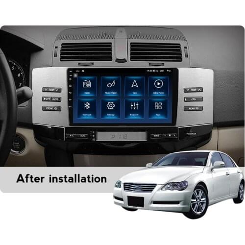 8Core 4G Wifi Car Radio Multimedia DVD Player DSP For Toyota Mark X 1 X120 2004 - 2009 Android 10 GPS Navigation RDS IPS Carplay