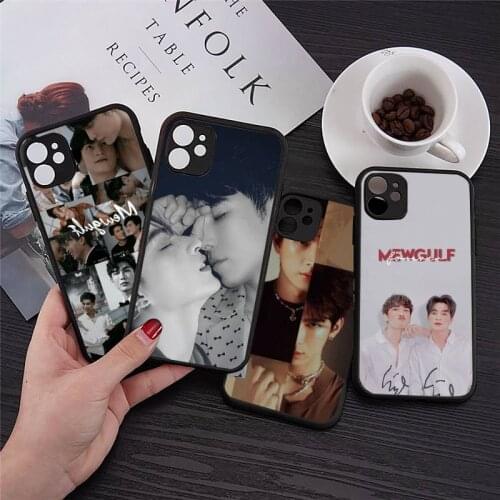 Mewgulf Phone Case Transparent Matte for iPhone 7 8 11 12 s mini pro X XS XR MAX Plus cover funda