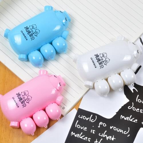 8m*5mm Novelty Cartoon Piggy Correction Tape School Supplies Kids Stationery Corrector Students Kawaii Correction Tape