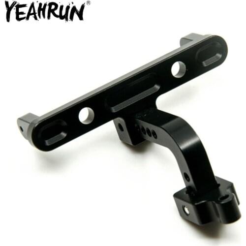 YEAHRUN CNC Metal Trailer Tow Hook Adjustable Drop Hitch Receiver for 1:10 RC Crawler Car Axial SCX10 Upgrade Accessories