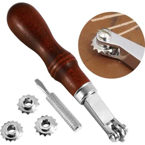 LMDZ Leathercraft Spacer Set, DIY Spacer Embossing System Set, Leather Craft Sewing,Stitch Spacer Stitching Wheel Marker Tool