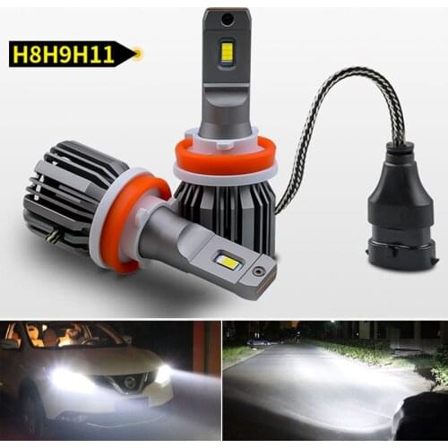 New Canbus H8 H11 HB3 HB4 H4 H7 H1 9005 9006 LED Bulb Car Headlights Auto Headlamp For Audi A4 B6 B8 B7 A3 8P A5 A6 C5 C6 A7 A8