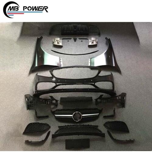 C CLASS W205 TI STYLE body kit fit for 14~16 year high quality pp material C CLASS W205 TI STYLE body kit