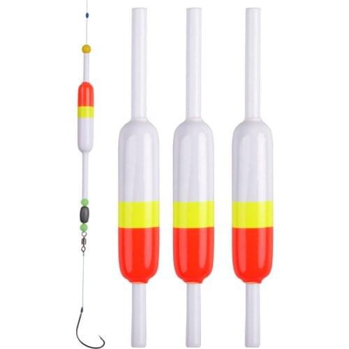 3Pcs fishing floats 3g slip bobbers barguzinsky fir buoy crappie panfish oval stick floating float fishing tackle