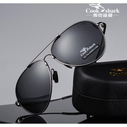 Cook Shark 2020 new sunglasses mens sunglasses color polarized driving driver toad glasses tide