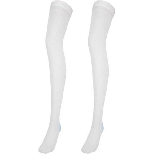 1 Pair Compression Stockings Solid Color Pressure Varicose Vein Stocking Knee High Leg Support Stretch Stockings Pressure Socks