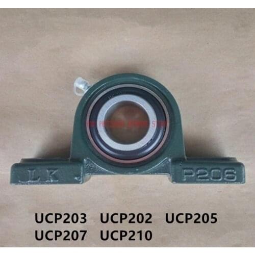 2021 Promotion Sale 1pcs Vertical Spherical Bearing With Seat Ucp202 Ucp210 Ucp203 Ucp205 Ucp207