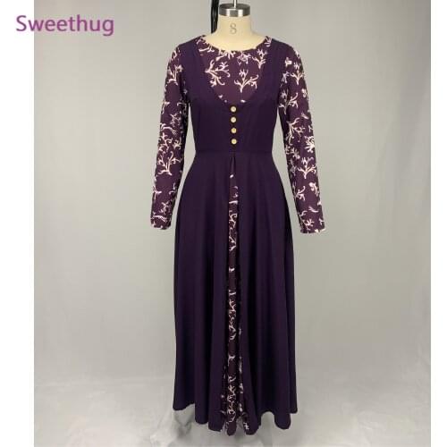 2021 Plus size 5XL Muslim Abaya Turkey Islamic Arabic Hijab Dress Caftan Dubai Kaftan Moroccan Robe muslim Dress for women