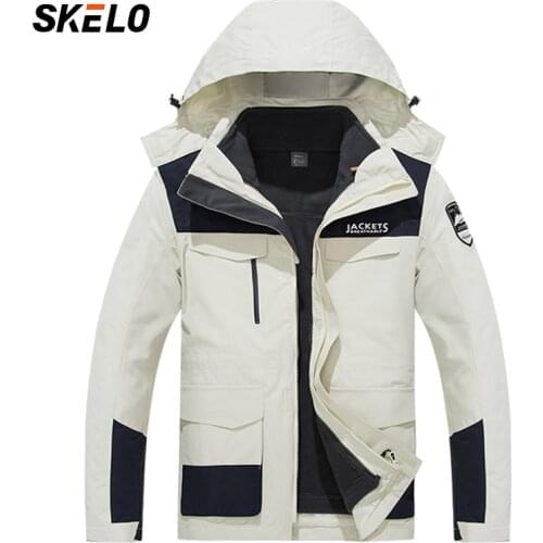2020 Mens Waterproof Ski Jacket Hoodies Parka Snowboarding Jacket Warm Fleece Winter Snow Coat Mountain Ski-wear Snow Clothes