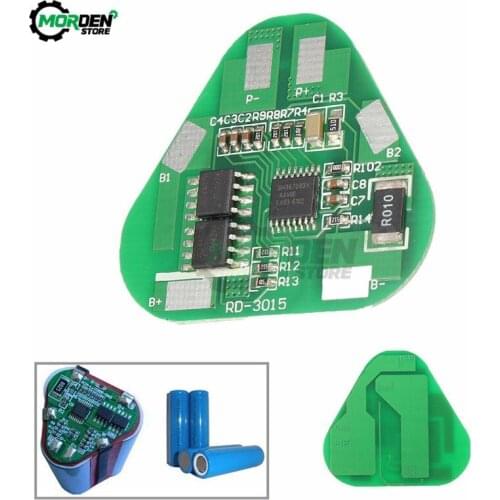 3S 4A Li-Po Cylindrical Prismatic Lithium Polymer Battery Board Short Circuit Overcharge Protection 3 Cell PCB Module