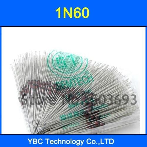 500pcs/lot 1N60 45V 30mA Diode Schottky