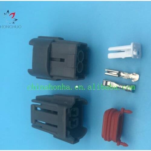 Freeshipping 6189-0735 Female Waterproof Fuel Injector Connector Plug Wire Harness Connectors 06A973722