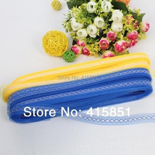 Free Shopping 2 cm Soft Polyester Netting Plain Veiling Crin Braid For Flexible Sinamay Millinery Hat Trim 100yard/lot