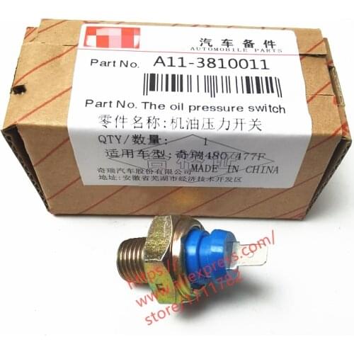 Engine Oil Pressure Sensor For Chery A5 Fora E5 Tiggo/Tiggo 3 Fulwin 2 Amulet Engine Oil Pressure Switch A11-3810011