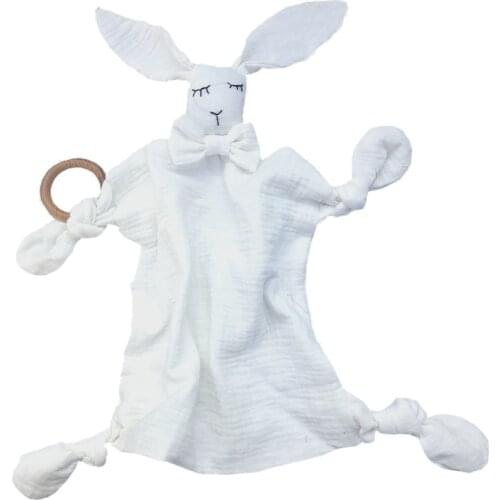 Baby Plush Toys Soothe Appease Teether Newborn Comforting Towel Sleeping Toys 63HE