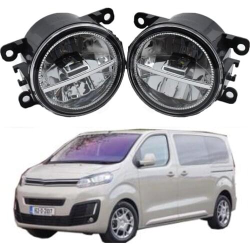 For Citroen SpaceTourer 2016 2017 2018 Car LED Fog Light Fog lamp 12V