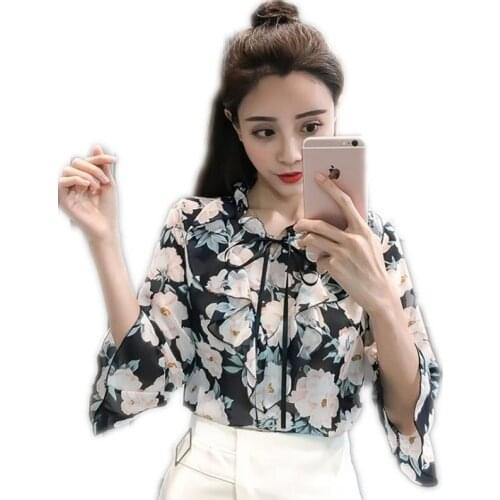 Женские рубашки с рюшами Jsfly China At AliExpress