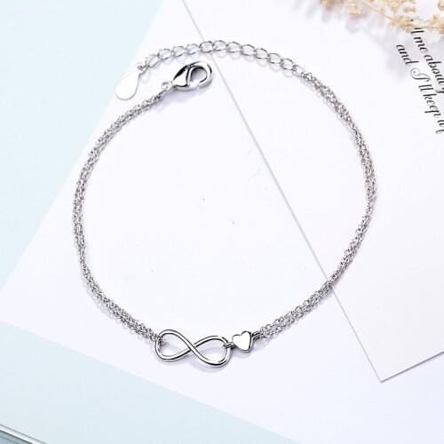 Fashion 925 Sterling Silver Cross Bracelets for Women Trendy Elegant Bangles & Bracelet Party Jewelry sl219