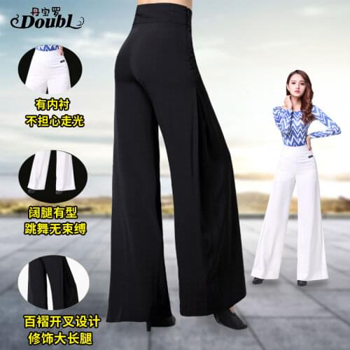 New woman Ballroom Dance pants Ladys Tango Waltz Dancing costumes female Ballroom Dance Competition pants