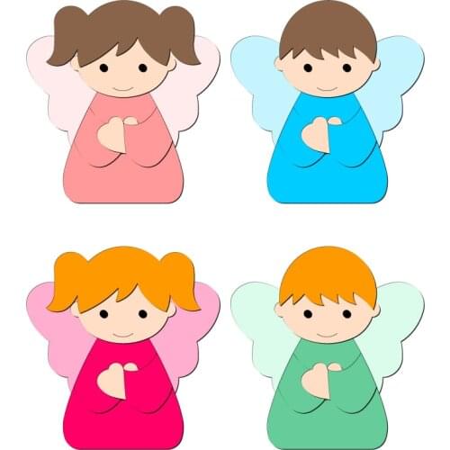 New angel Wooden Die Scrapbooking C2831 Cutting Dies Multiple Sizes Compatible With Most Die Cutting Machines