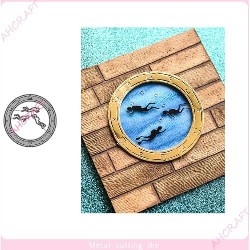 Seabed Periscope Metal Cutting Dies for DIY Scrapbooking Photo Album Decorative Embossing PaperCard Crafts Die 2021