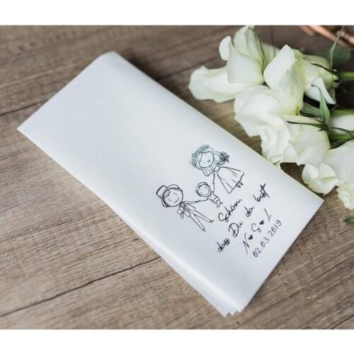 Personalized napkins, serwetki, Bedruckte Servietten, Hochzeit, custom Wedding napkins,milestones birthday