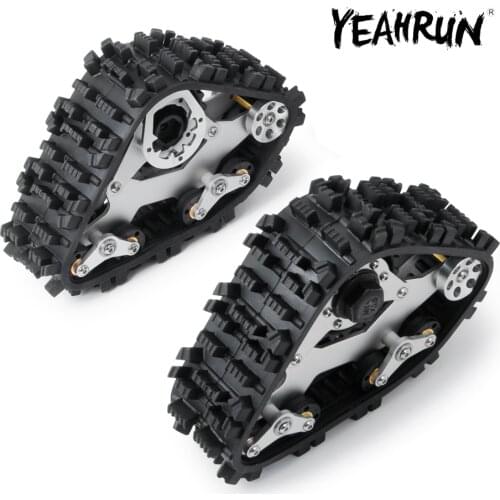 Track Wheel Conversion Snow Tire for Axial Scx10 1:10 Scale RC Crawler Car Truck Upgrade Modified Parts Accessories
