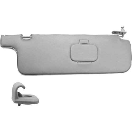 Front Interior Sunvisor Sun Visor with Hook Clip for Mitsubishi Pajero Montero Shogun MKII V31 V32 V33