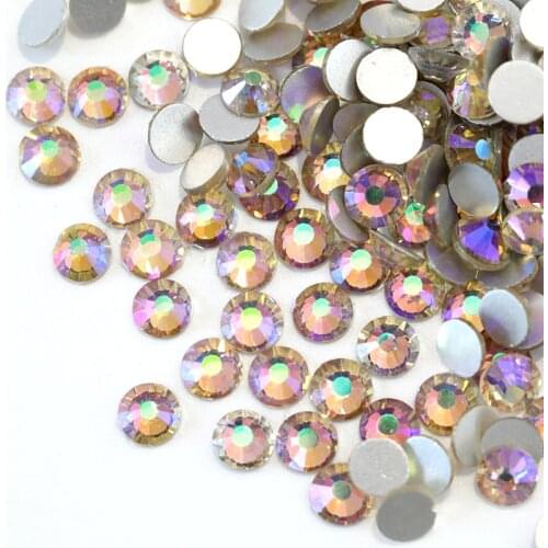 Transparent Amethyst Color SS3-SS30 Nail Art Rhinestone Glass Nail Rhinestone Glitter Rhinestone for Nail Art Decoration H0922