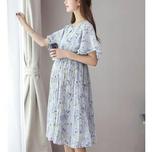 Elegant Dot Print Long Sleeve Spring Dress Casual O Neck Chiffon A Line Women Summer Dress Vintage Party Midi Vestidos