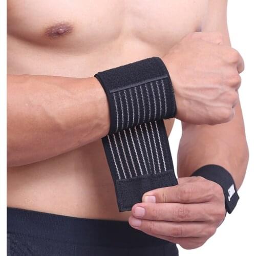 1pc Wrist Support Breathable Adjustable Compression Forearm Wrap Belt Gym Fitness Weight Lifting Sportswear Hand Strap Protector