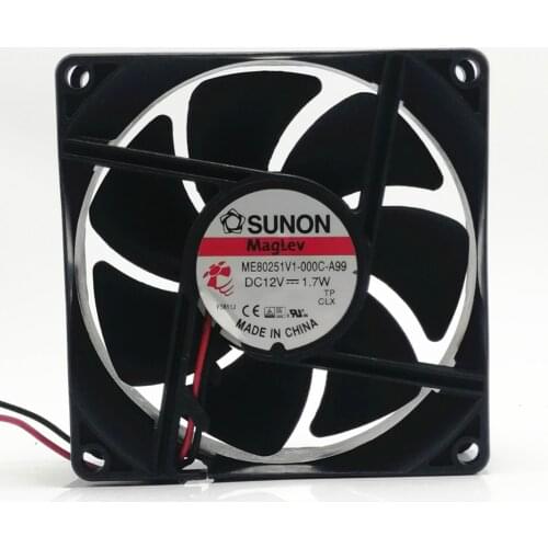 1pcs ME80251V1-000C-A99 12V 1.7W 8025 80mm 80*80*25mm silent cooling fan