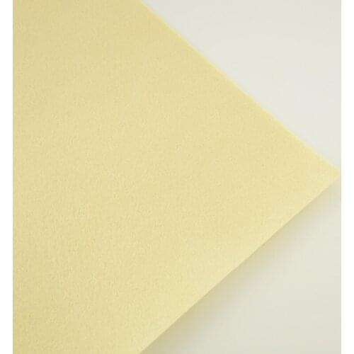 100% Nonwoven Polyester for Accessories Christmas Crafts 1mm Thick Clean Materials Felt Fabric Placemat Tradmarks Beige Color