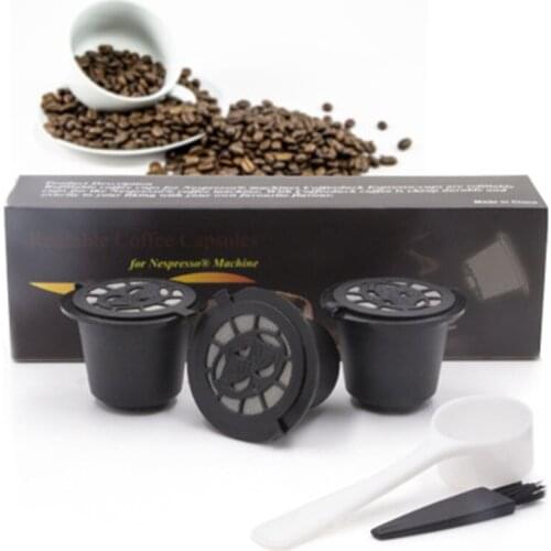 2020 Plastic refillable capsule pod coffee capsules Nepresso pod Recycle capsules for coffee machines refillable Capsules