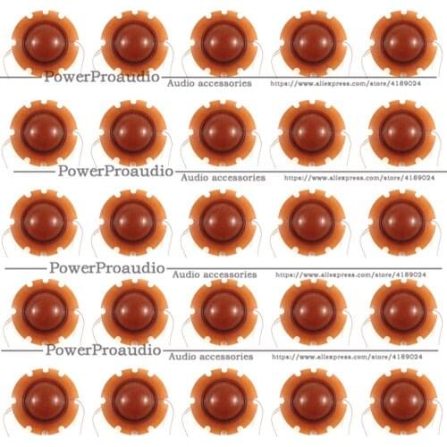 25pcs 51.2mm speaker diaphragm Horn tweeter sound film voice coil horn speaker diaphragm gravure