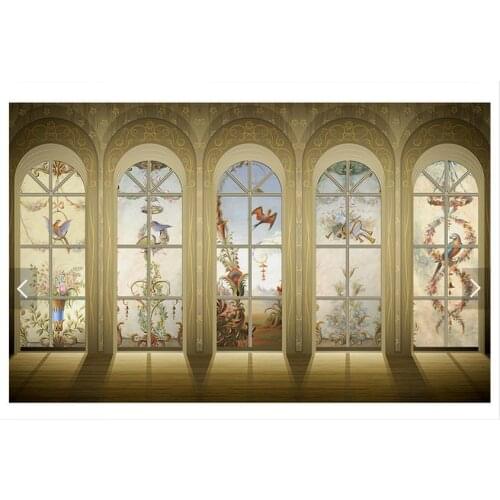 Customized 3d photo wallpaper 3d wall murals wallpaper European construction TV setting wall murals living room decoration